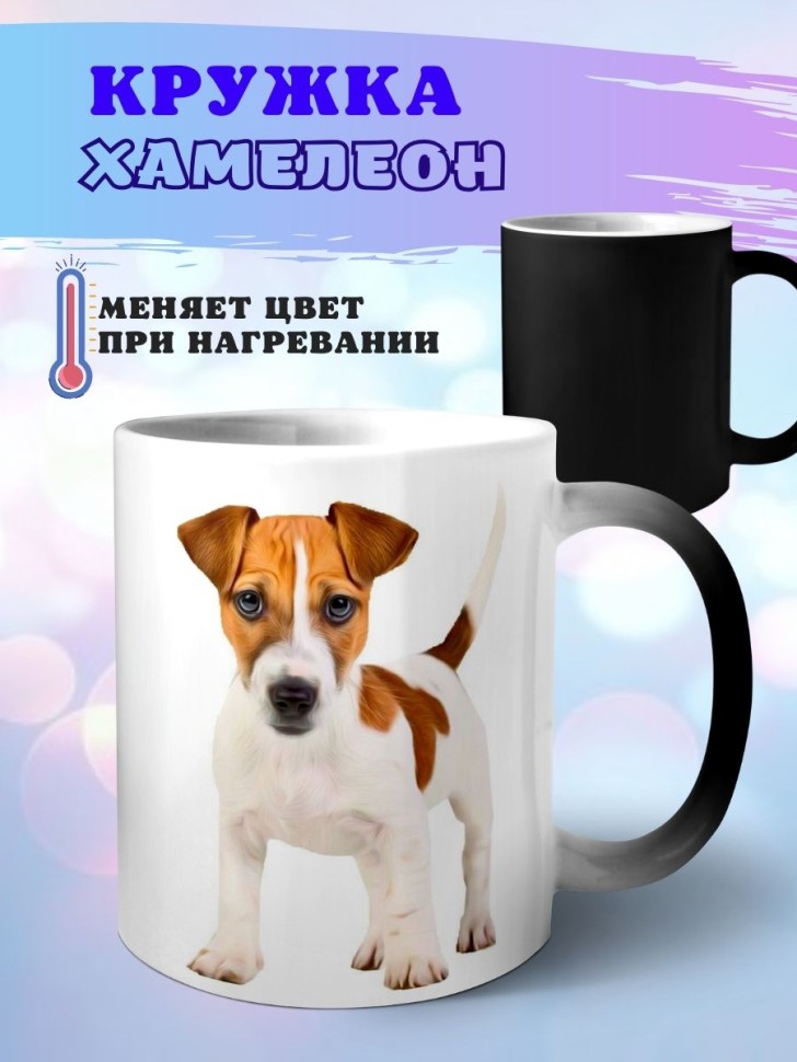 Кружка хамелеон Джек рассел