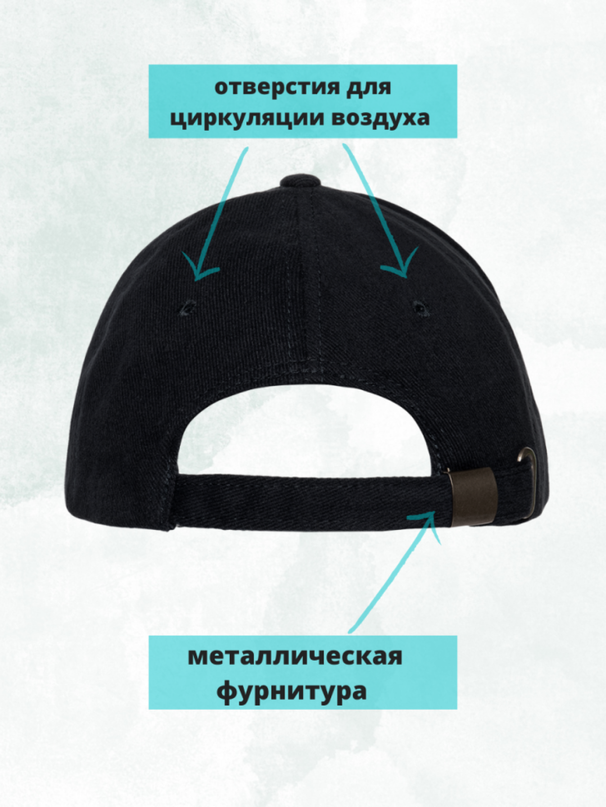 Универсальная черная кепка, бейсболка летняя с рисунком SECU