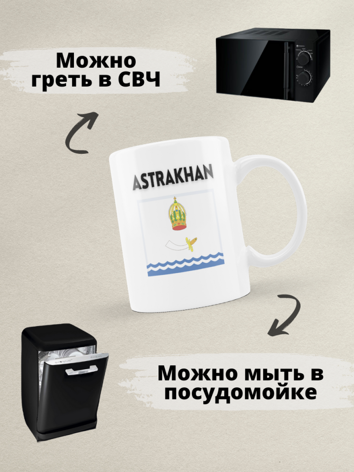Подарок женщине девушке, кружка, Регион 30 Астрахань