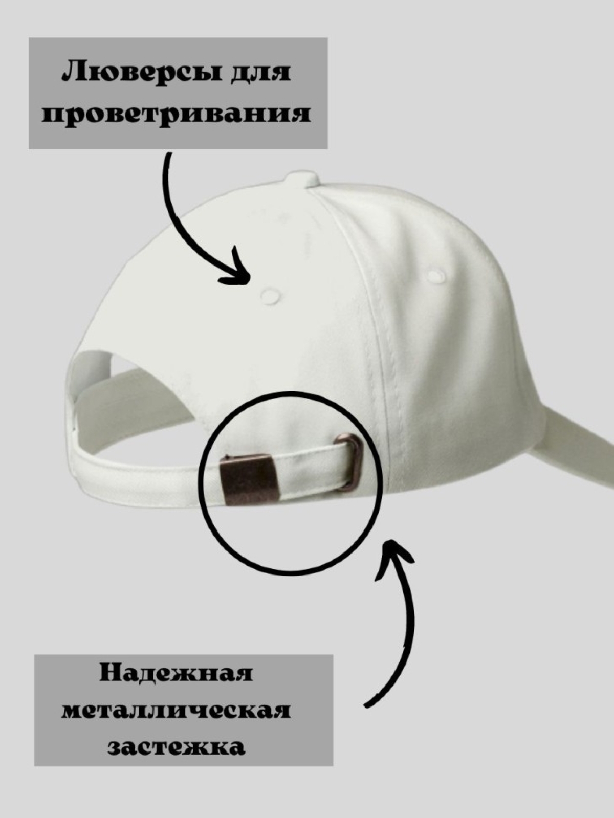 Женская бейсболка летняя с принтом Знак качества 