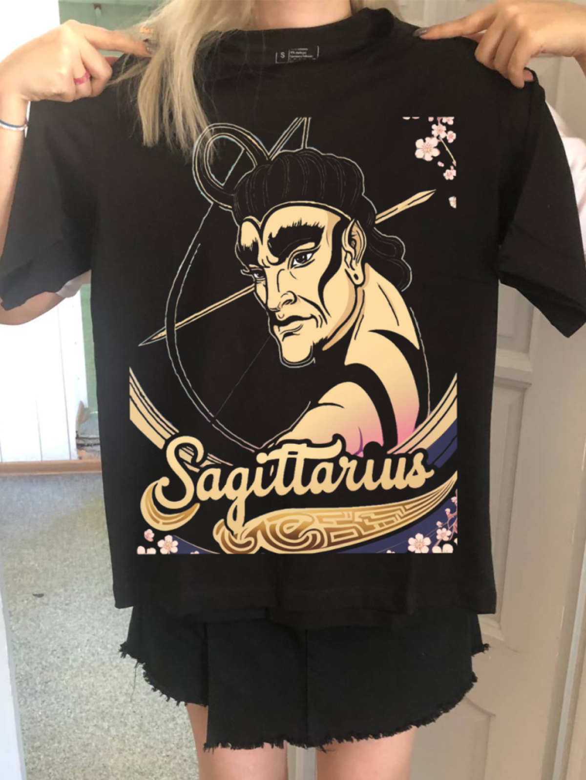 Футболка оверсайз унисекс с принтом "Sagittarius"
