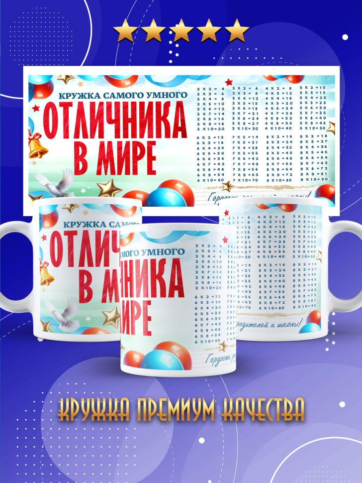 Кружка самому умному отличнику Кружка самому умному отличнику