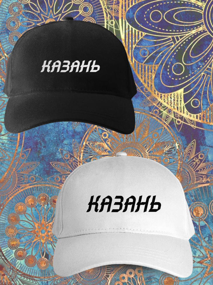 Чёрная бейсболка Казань