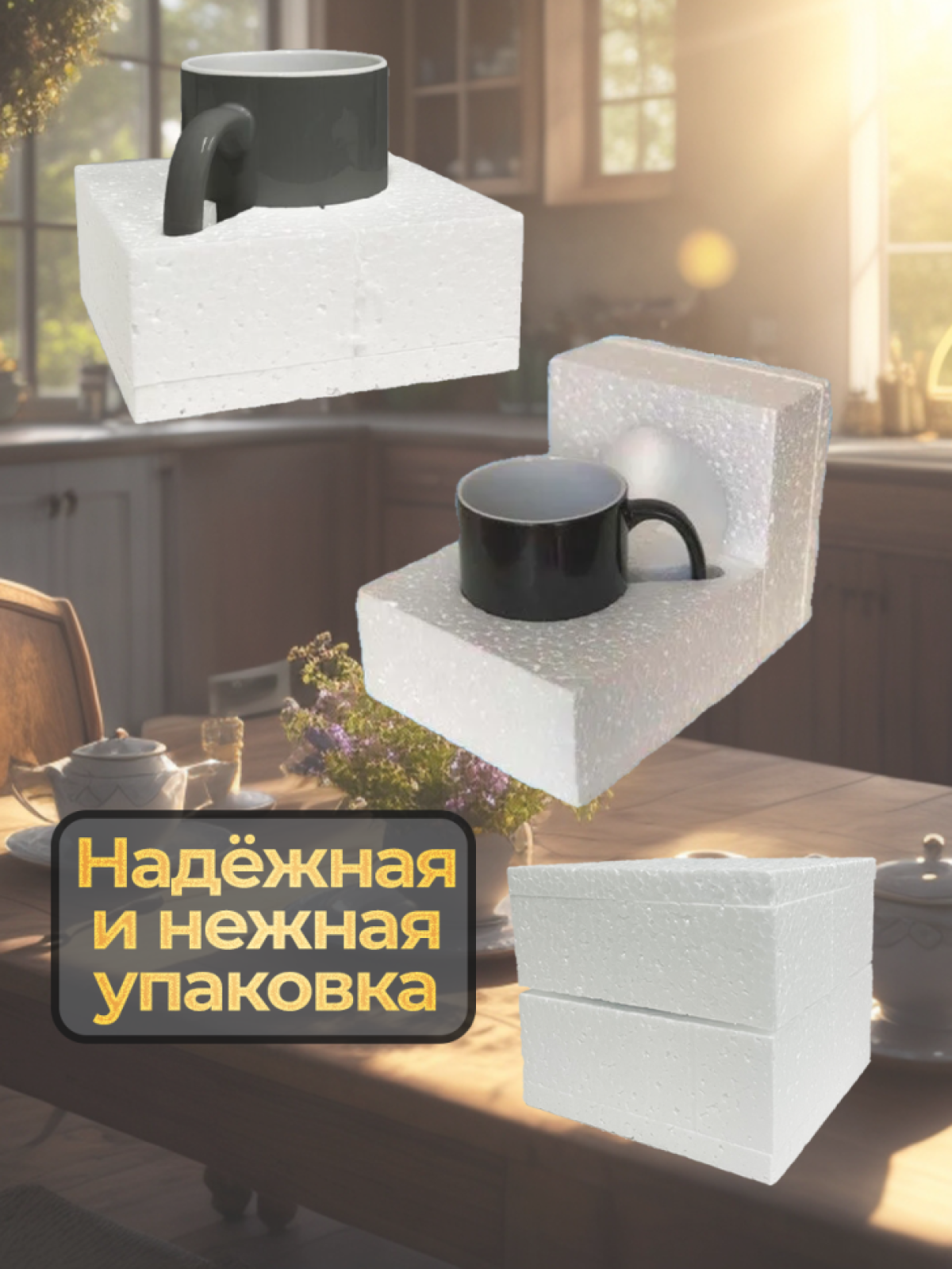 Подарок кружка хамелеон с уникальным принтом "Умный Кот"