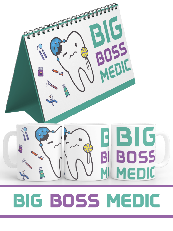 Biggest Boss / Подарок для Big Boss Medic / Дантист стоматол Biggest Boss / Подарок для Big Boss Medic / Дантист стоматол