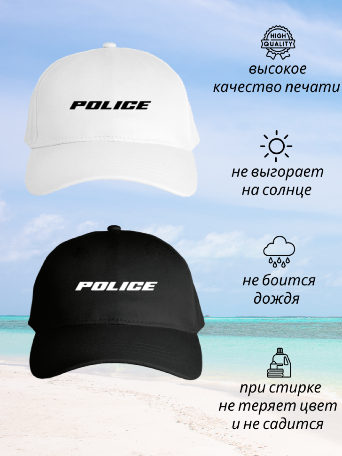 Белая бейсболка мужская женская унисекс летняя кепка спорт