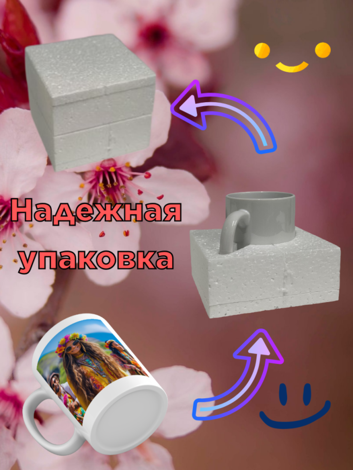Кружка «Улыбнись этому миру»
