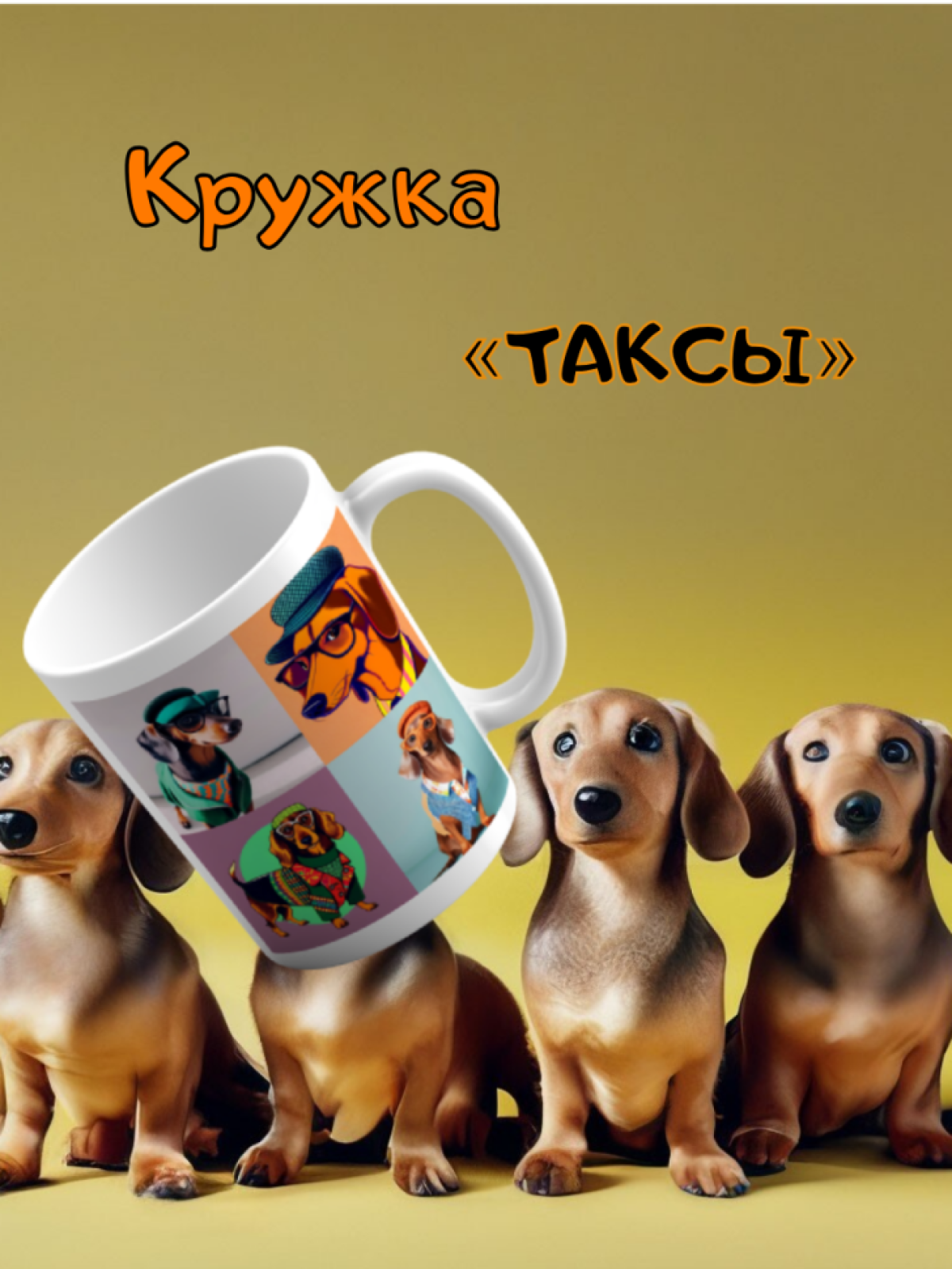 Кружка «Таксы»