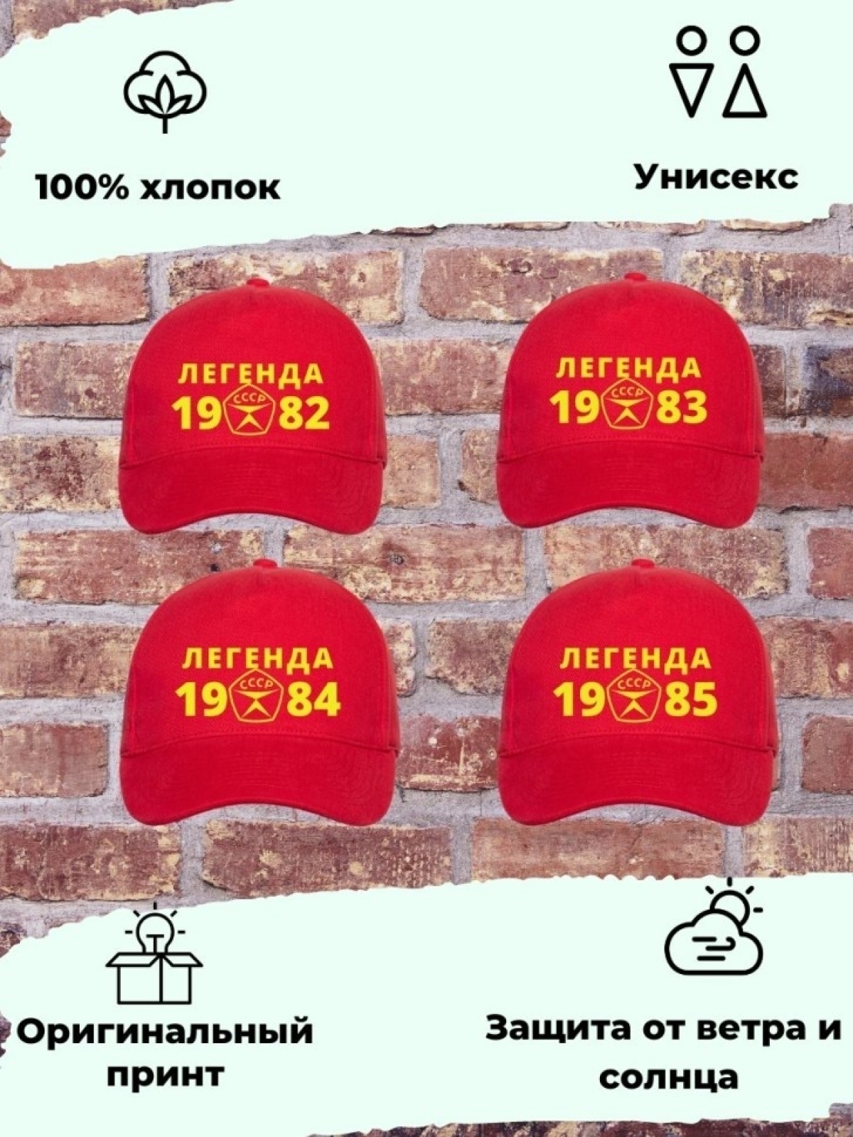 Бейсболка легенда СССР 1982