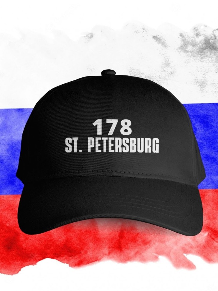 Кепка черная мужская женская с надписью регионы России