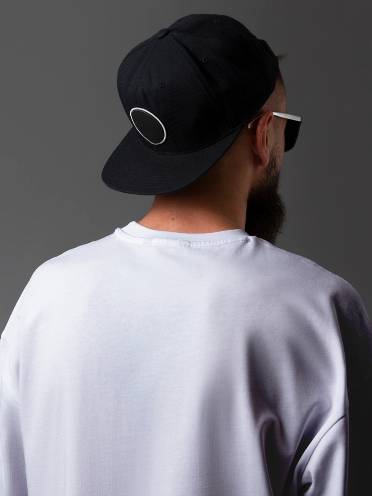 Футболка оверсайз мужская с надписью Графический дизайнер