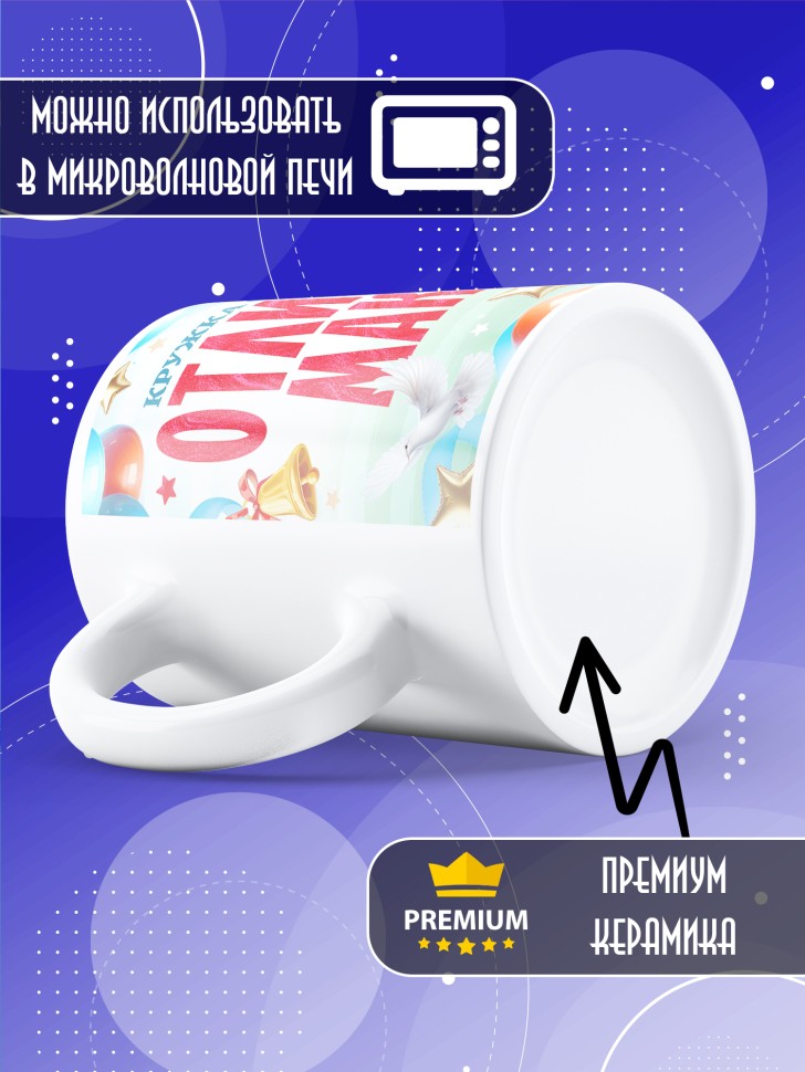 Кружка именная для школьника Максима