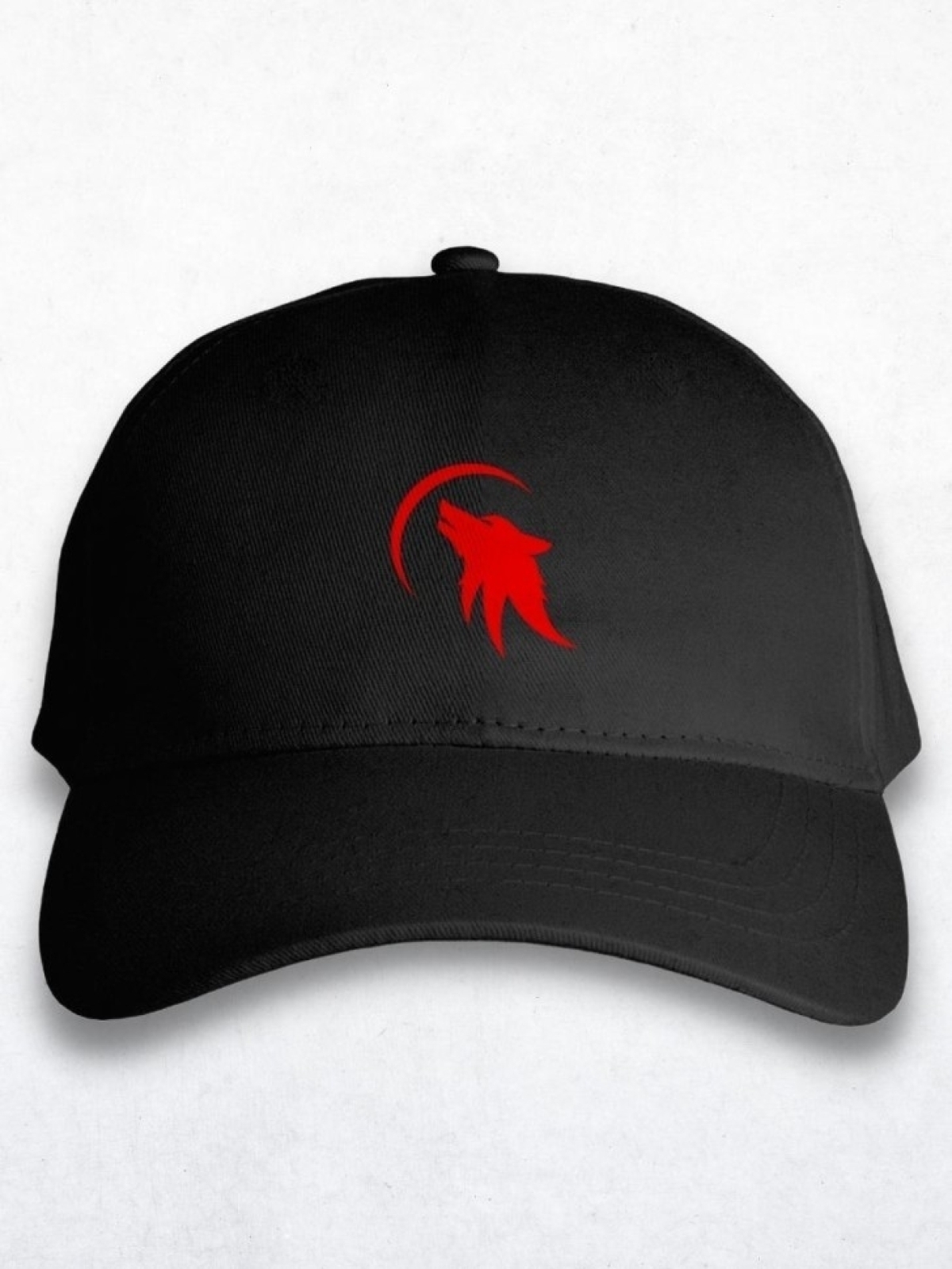 Бейсболка черная мужская женская летняя с принтом волк Бейсболка черная мужская женская летняя с принтом волк