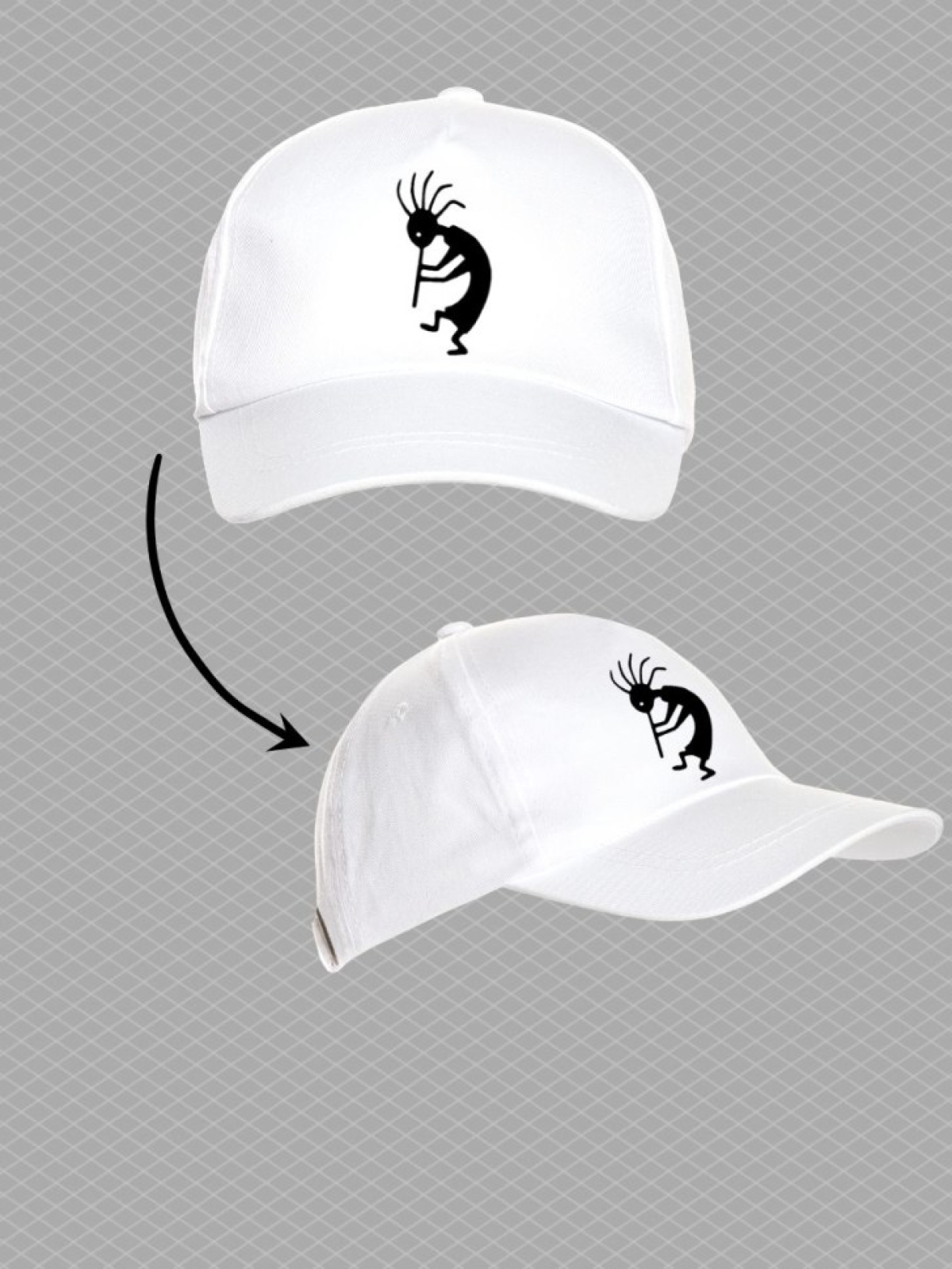 Бейсболка с принтом Бог изобилия Кокопелли мужская кепка на 