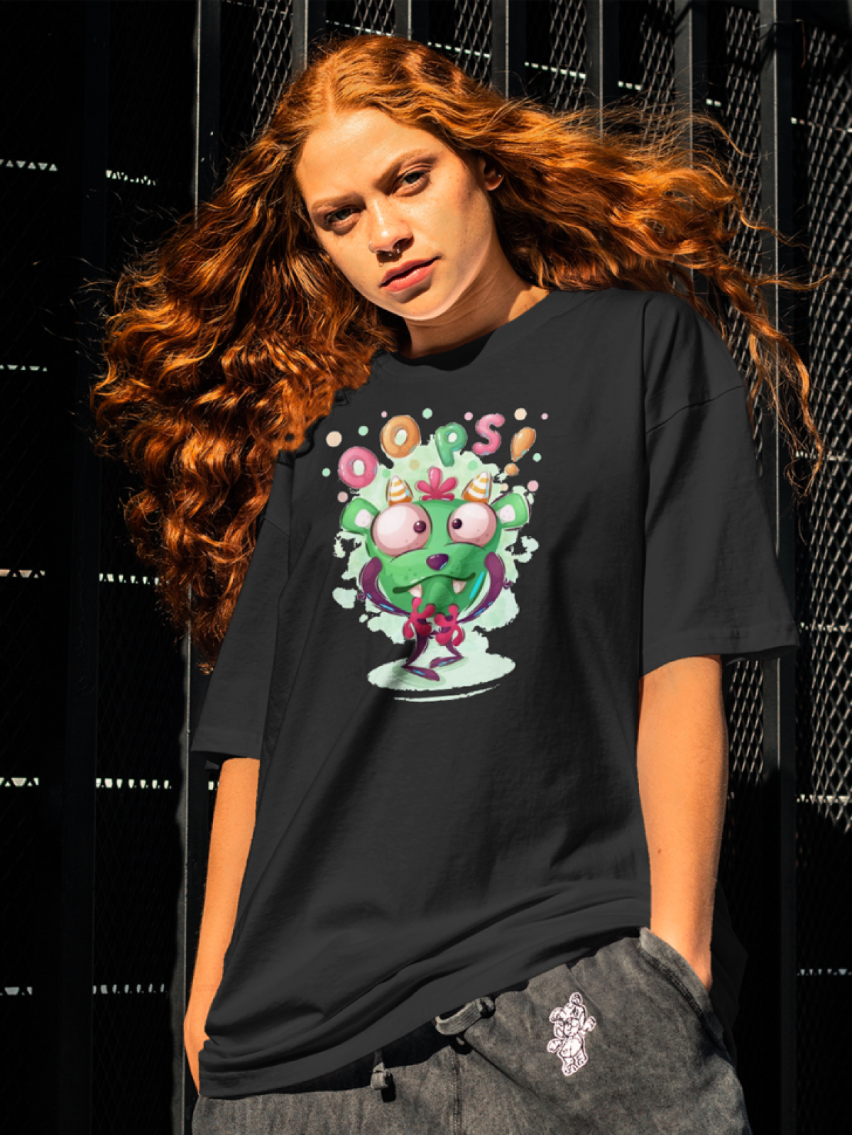 Футболка оверсайз монстры 10