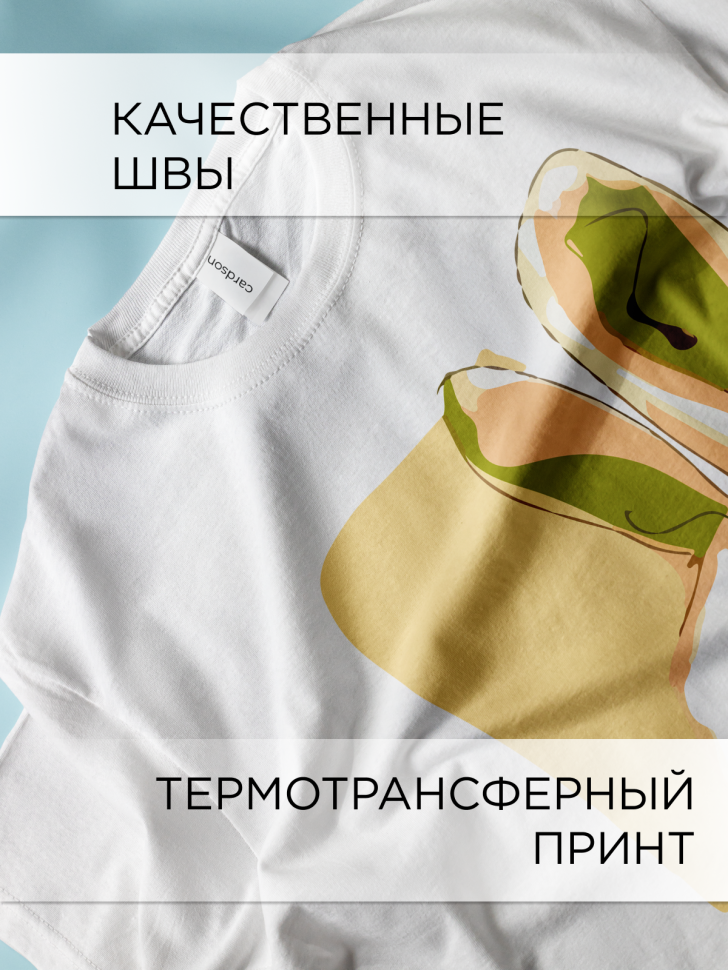 Футболка оверсайз с принтом Заяц