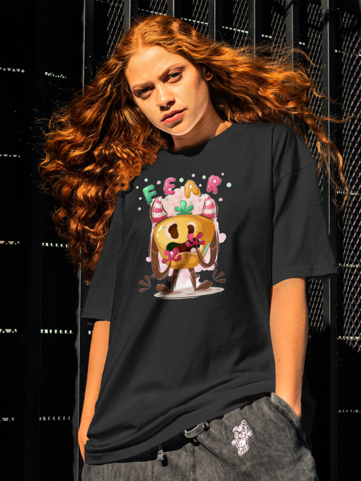 Футболка оверсайз монстры 11