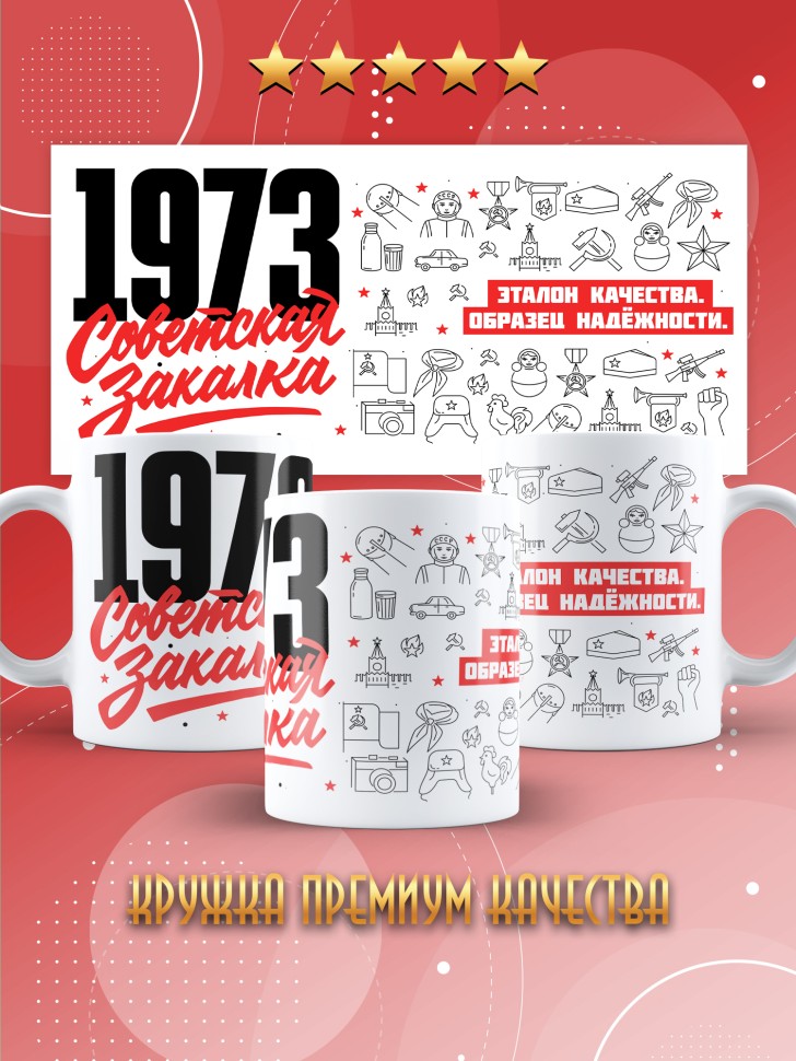 Кружка керамическая с принтом в подарок на день рождения 