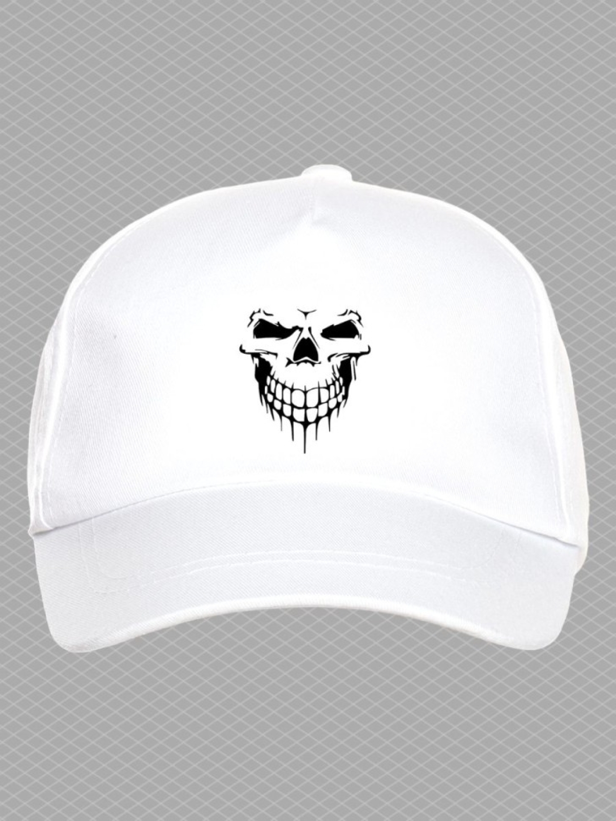 Бейсболка с принтом скелет в шляпе мужская кепка на охоту ры