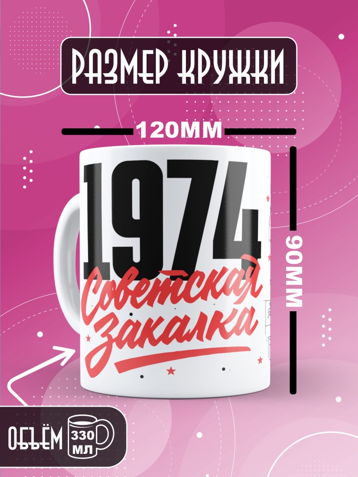 Кружка керамическая с принтом в подарок на день рождения Кружка керамическая с принтом в подарок на день рождения