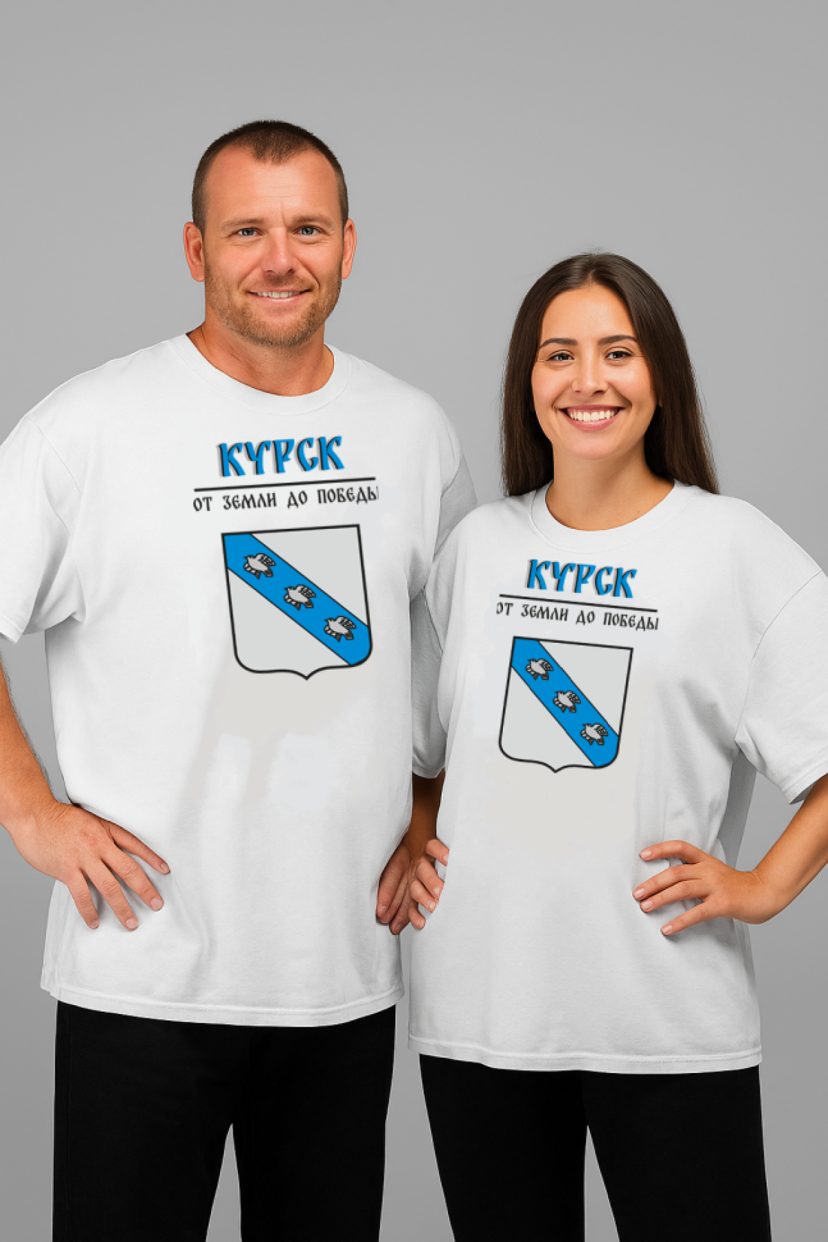 Футболка оверсайз с гербом Курск 1