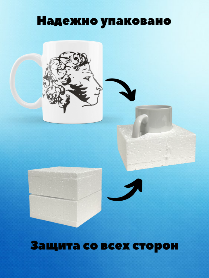 Кружка Пушкин чашка подарочная сувенир