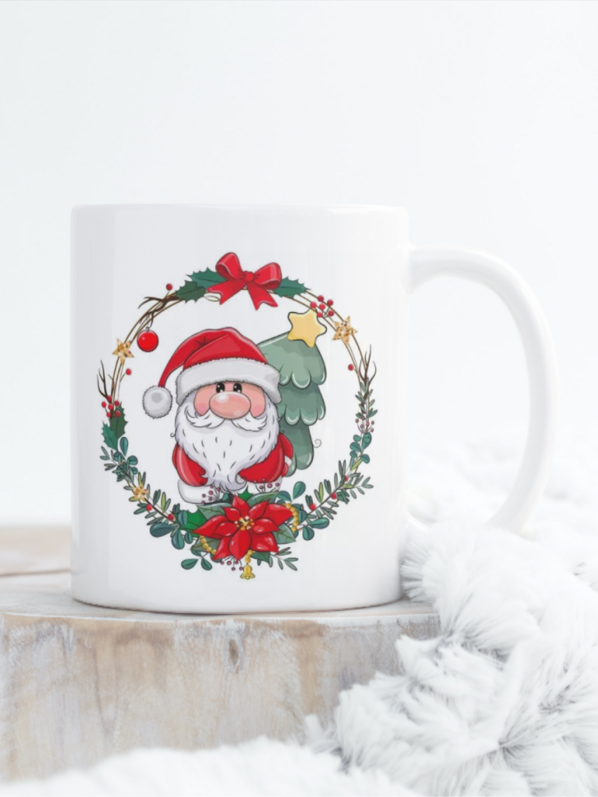 Кружка с новогодним принтом
