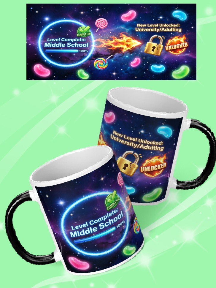 Кружка хамелеон выпускнику школы