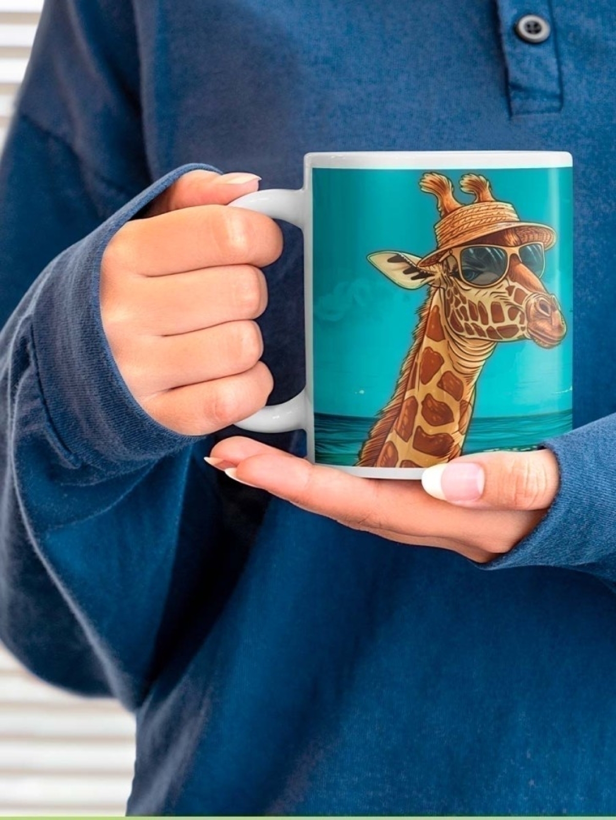 Кружка с принтом в подарок в отпуск