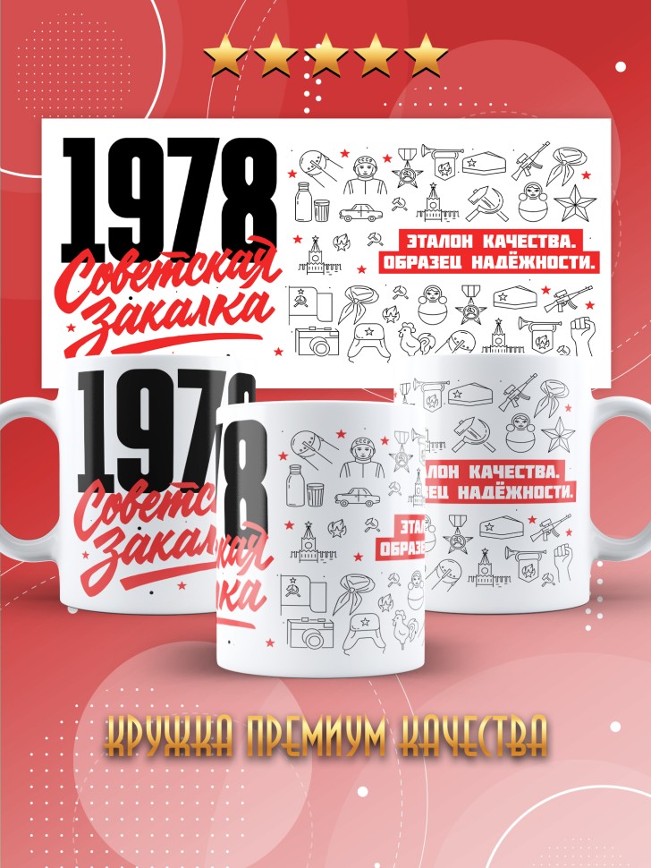 Кружка керамическая с принтом в подарок на день рождения 