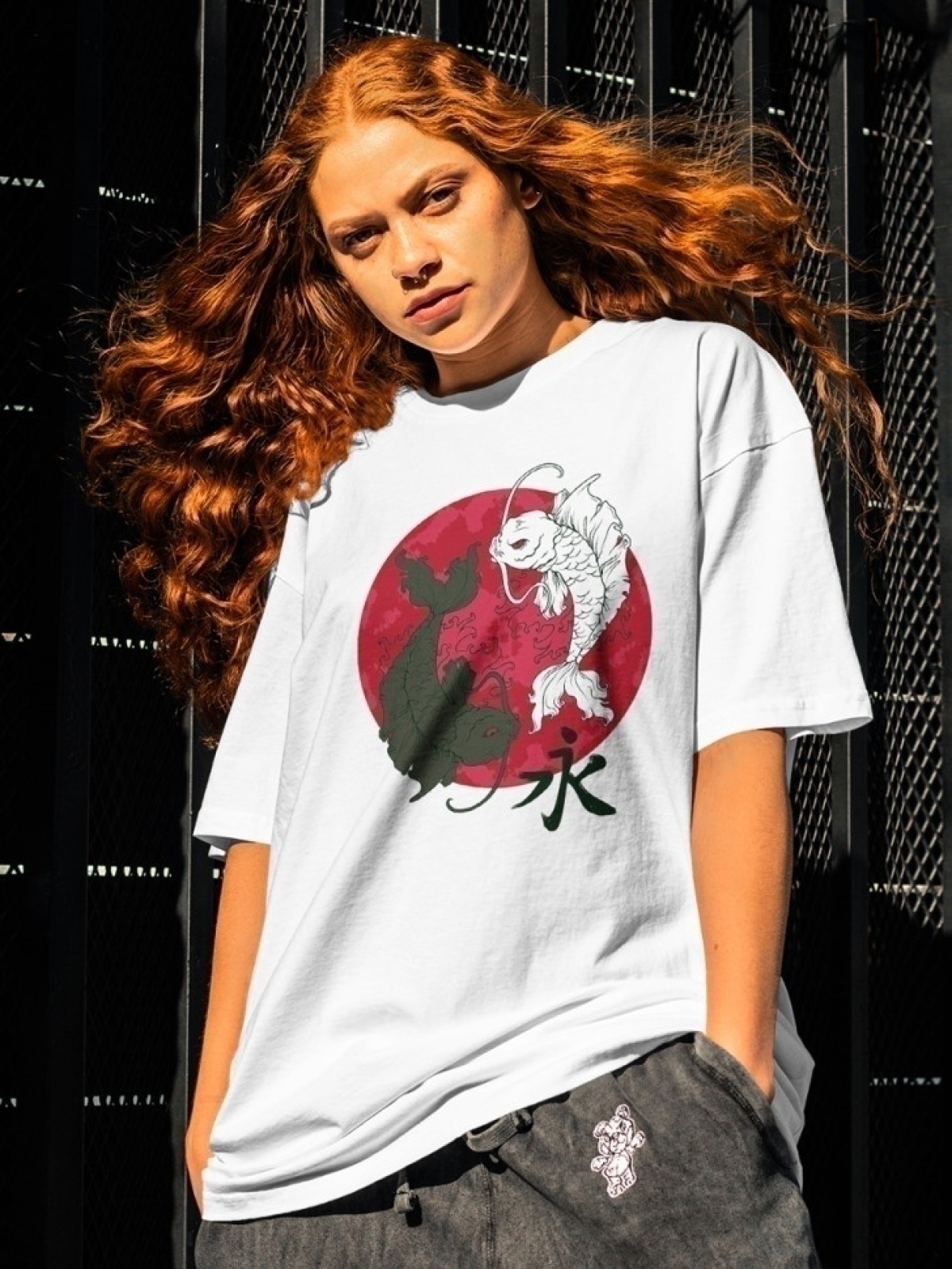 Футболка оверсайз с принтом Япония 4 Футболка оверсайз с принтом Япония 4