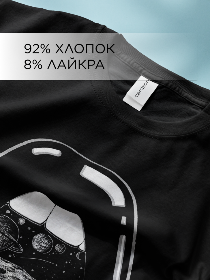 Футболка оверсайз универсальная с принтом Губы