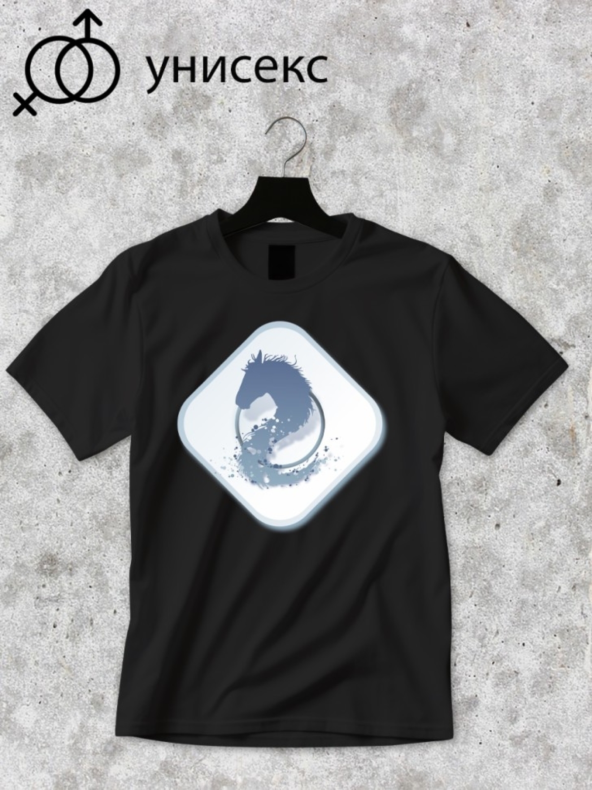 Футболка оверсайз с принтом лошадь 1 Футболка оверсайз с принтом лошадь 1