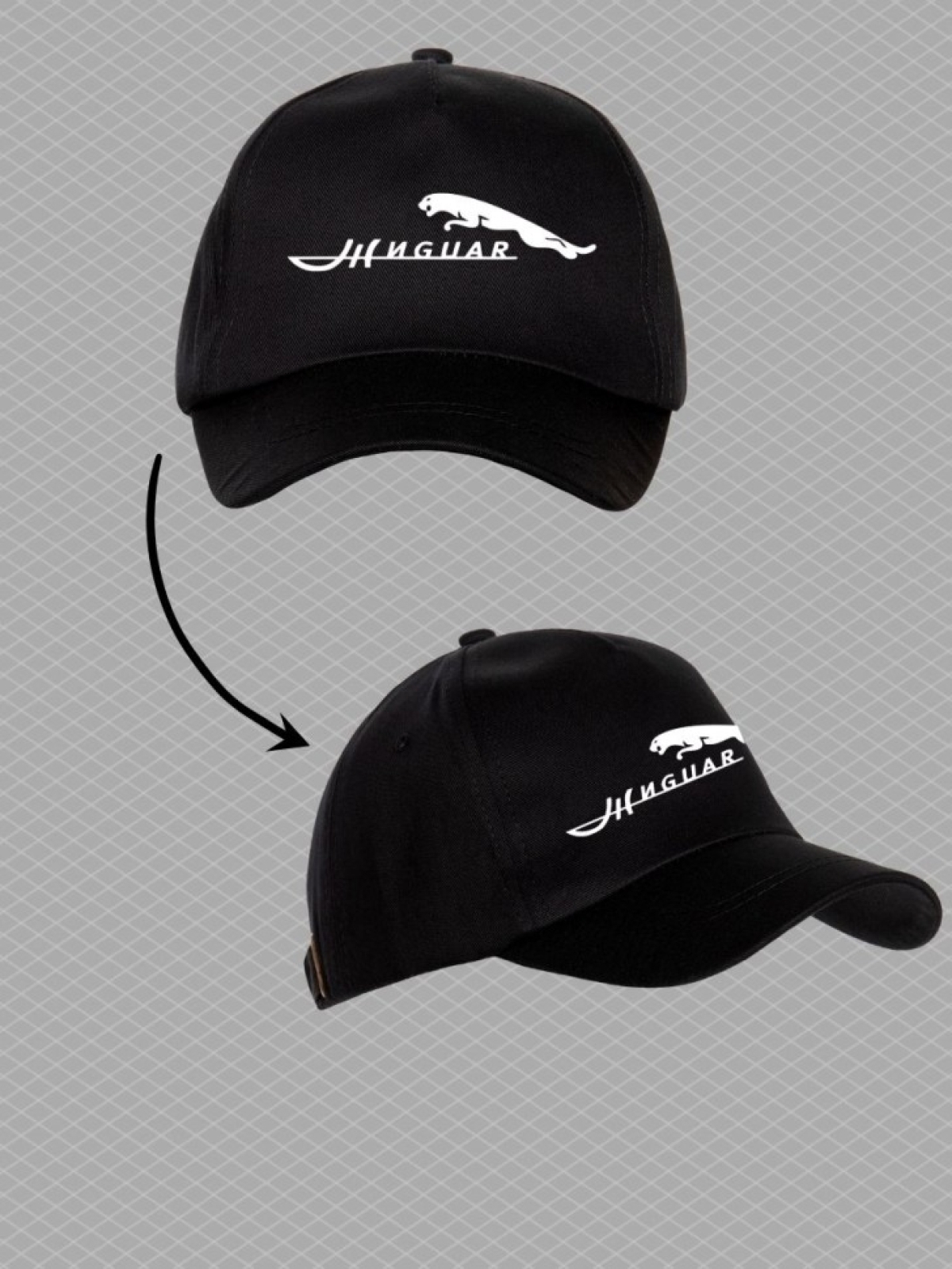 Бейсболка с принтом жигули и ягуар мужская кепка на охоту ры