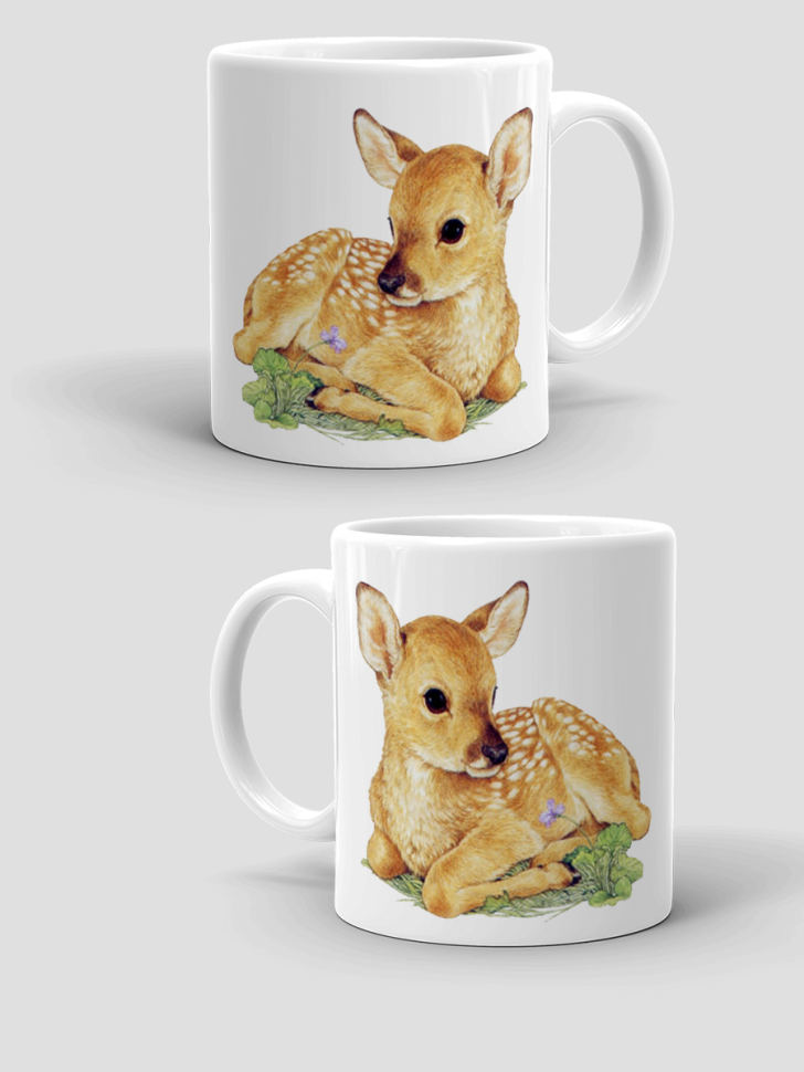 Кружка керамическая с принтом для чая для кофе 