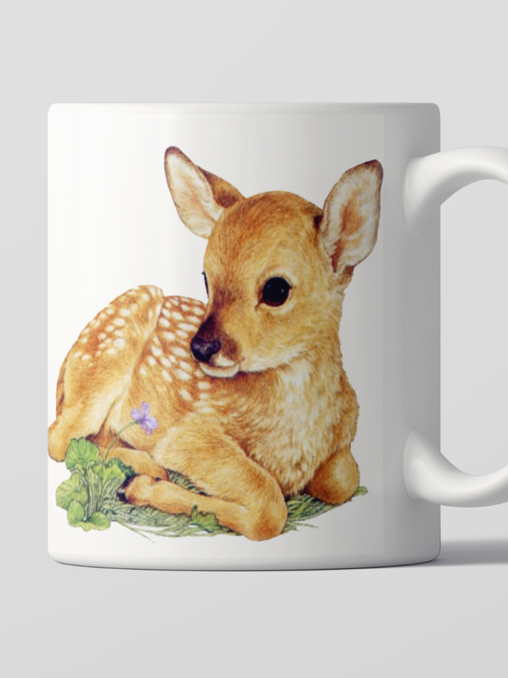 Кружка керамическая с принтом для чая для кофе 