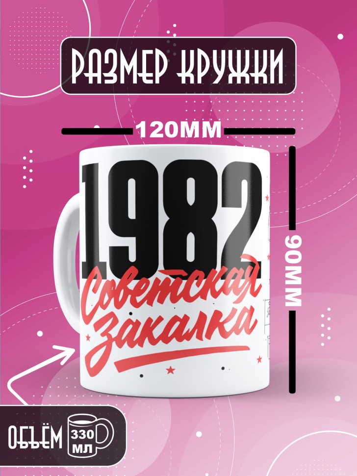 Кружка керамическая с принтом в подарок на день рождения Кружка керамическая с принтом в подарок на день рождения