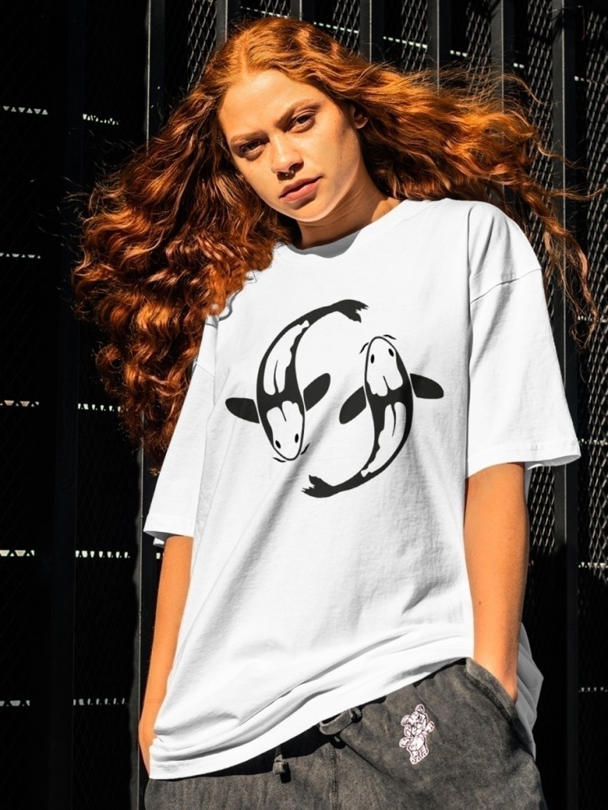 Футболка оверсайз с принтом Япония 6 Футболка оверсайз с принтом Япония 6