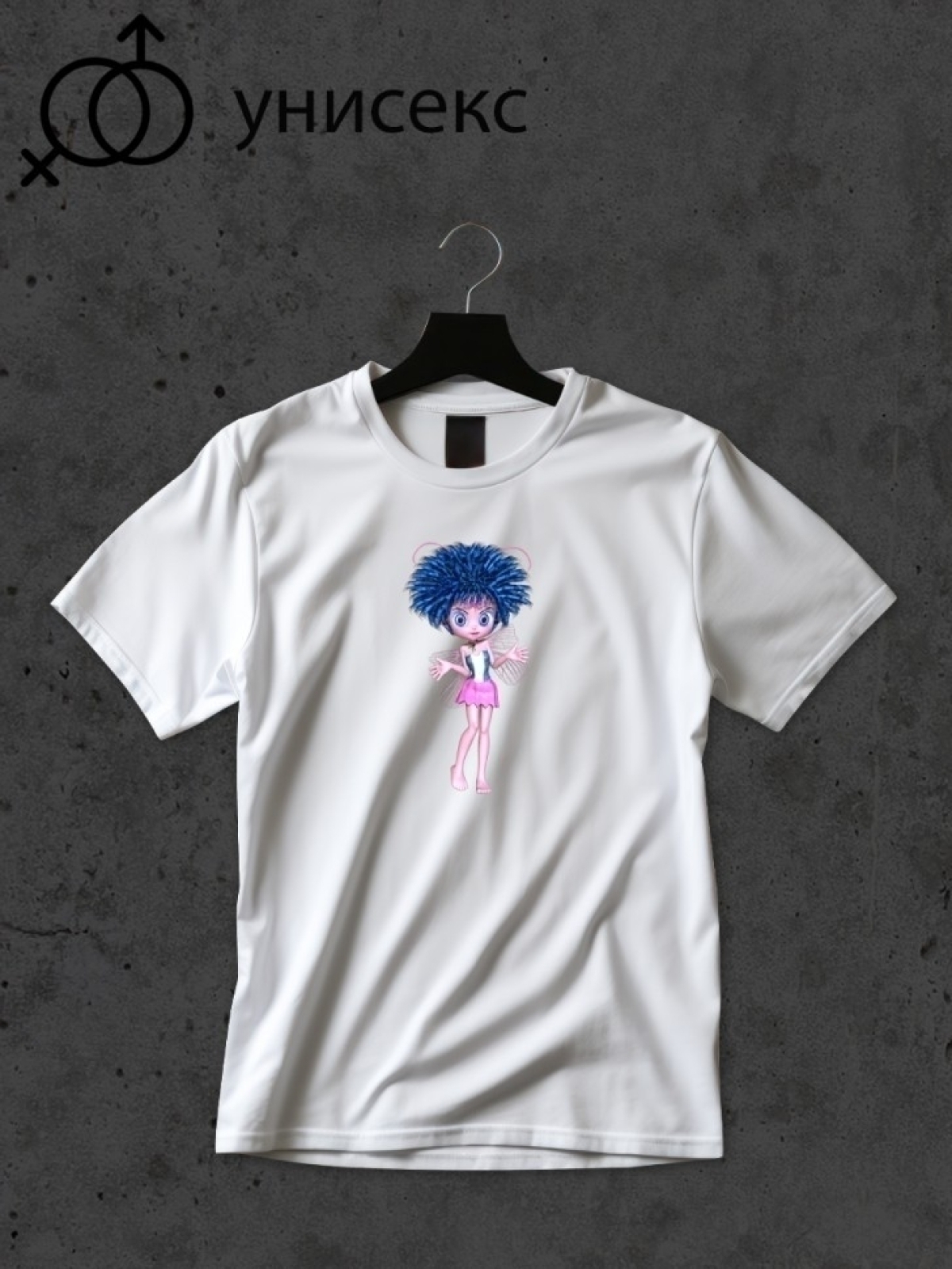 Футболка оверсайз принтом фея 1