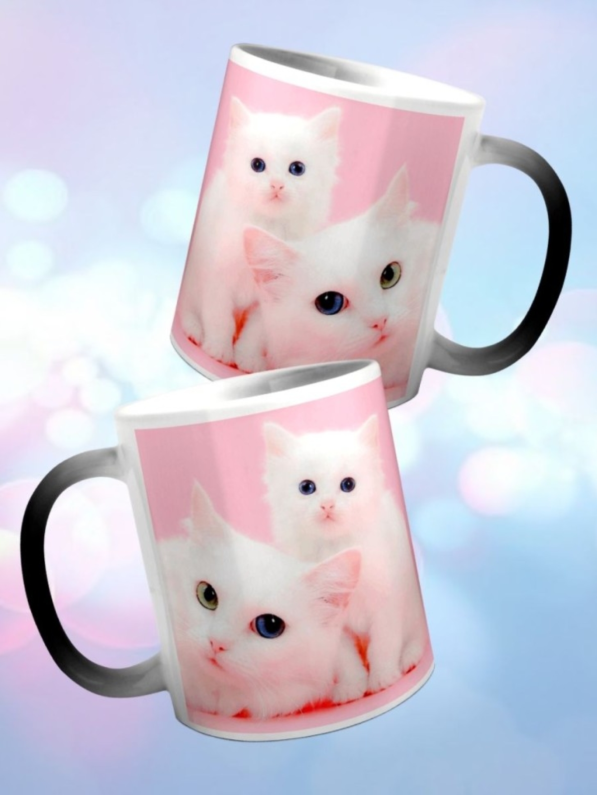 Кружка хамелеон Кошка котенок Кружка хамелеон Кошка котенок