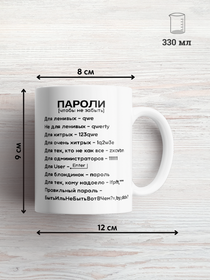 Кружка прикол для чая и кофе 330 мл подарок парню коллеге