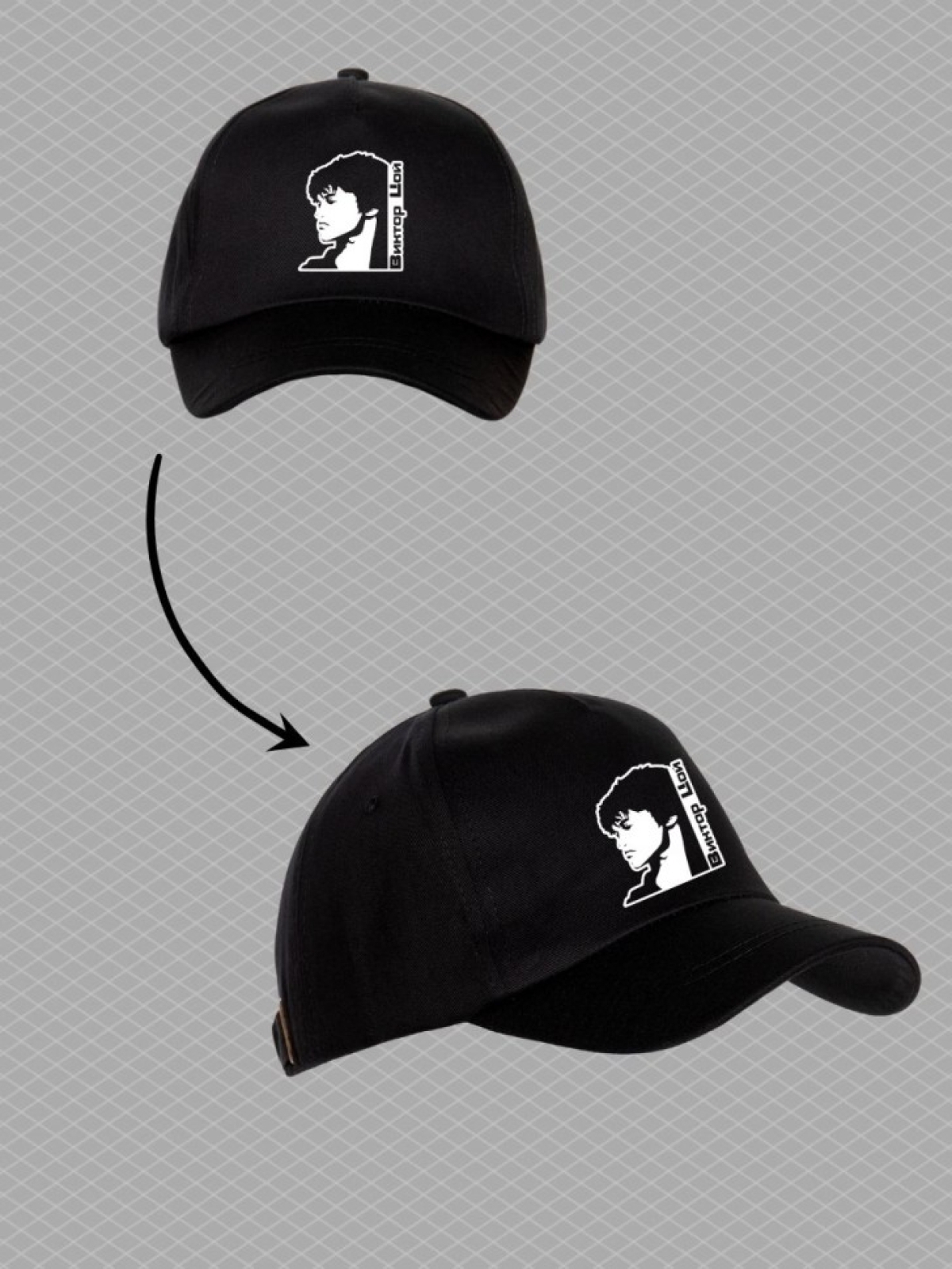 Бейсболка с принтом Виктор Цой мужская кепка на охоту рыбалк Бейсболка с принтом Виктор Цой мужская кепка на охоту рыбалк