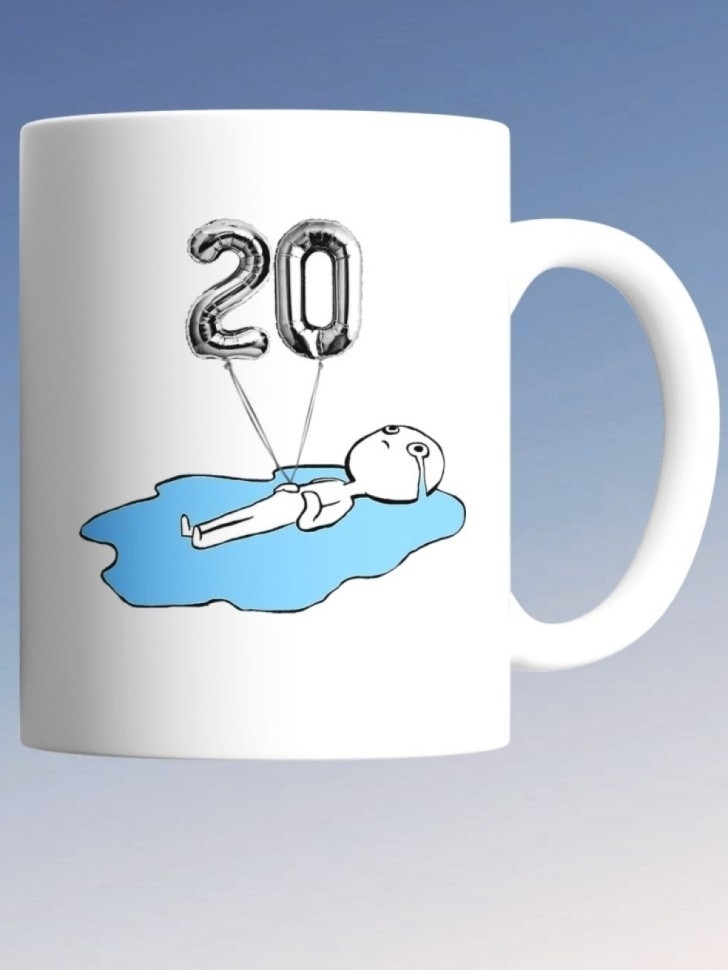 Кружка на день рождение 20 лет подарок на юбилей