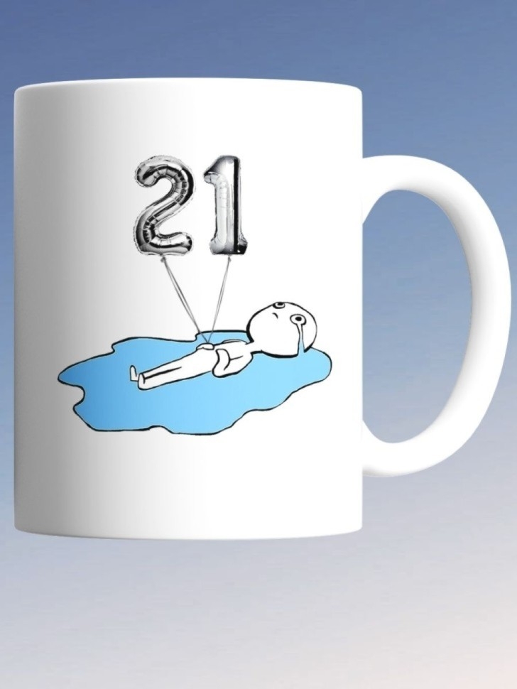 Кружка на день рождение 21 год в подарок коллеге подруге