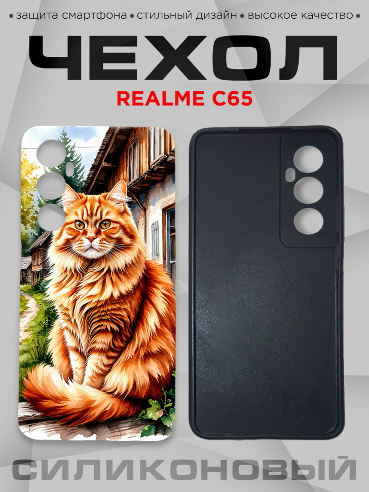 Чехол для смартфона Realme C65 с принтом