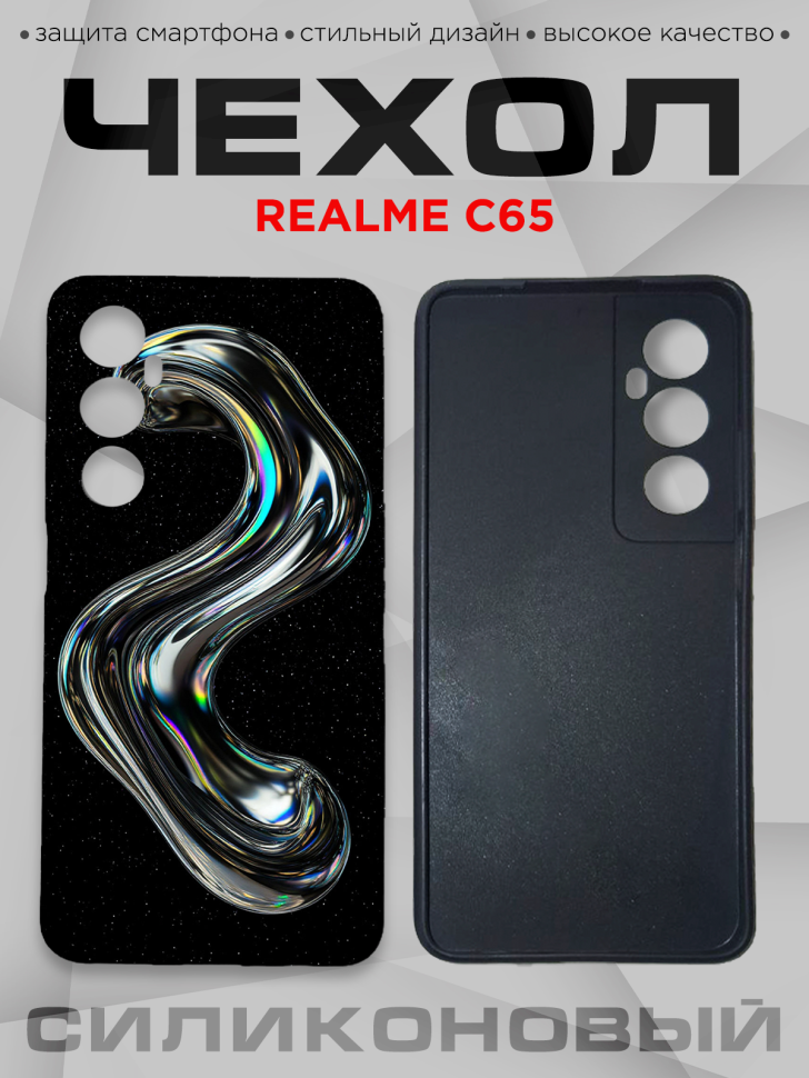 Чехол для смартфона Realme C65 с принтом 