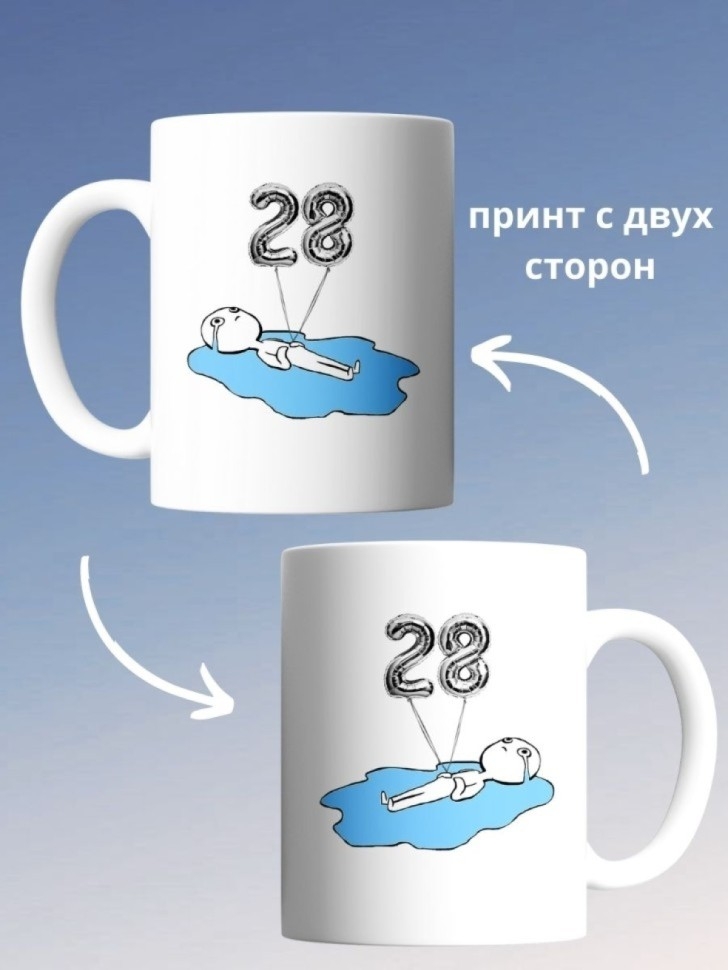 Кружка на день рождение 28 лет в подарок коллеге подруге