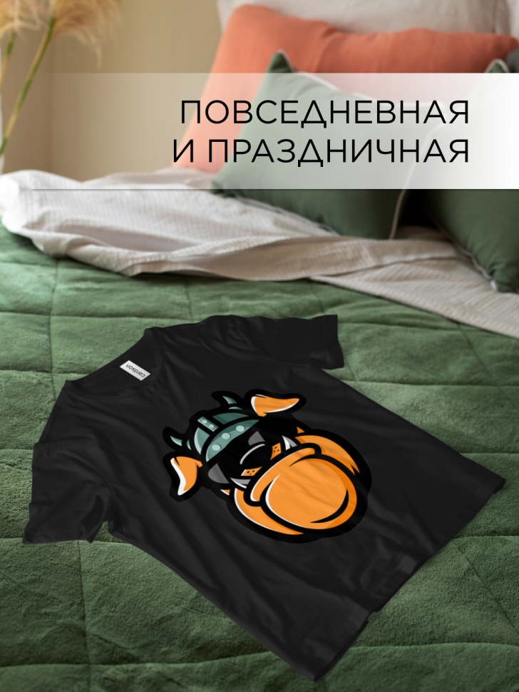 Футболка оверсайз с принтом Пес