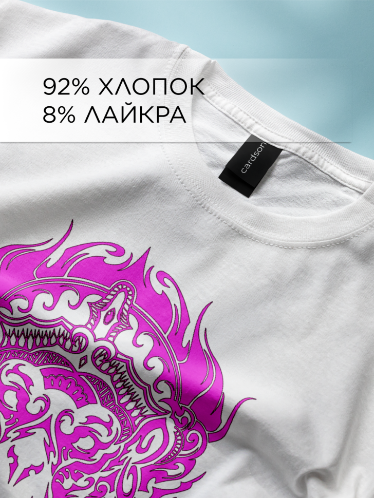 Футболка оверсайз универсальная с принтом 2