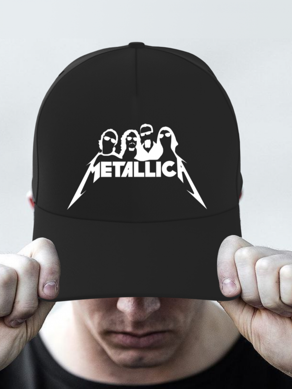 Бейсболка черная летняя спортивная кепка мужская женская хло